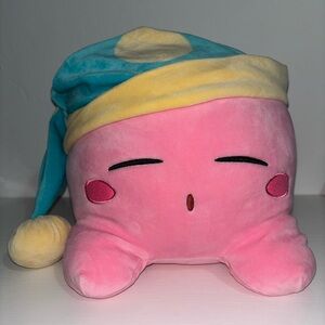 Kirby Sleepytime Plush 12” Pink Nintendo HAL Laboratory